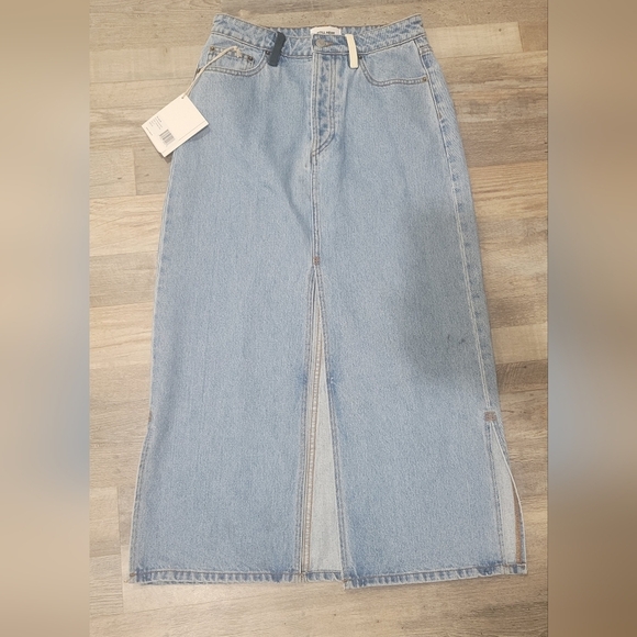 Still Here New York Pine Panama Skirt SZ 27 - Picture 3 of 8